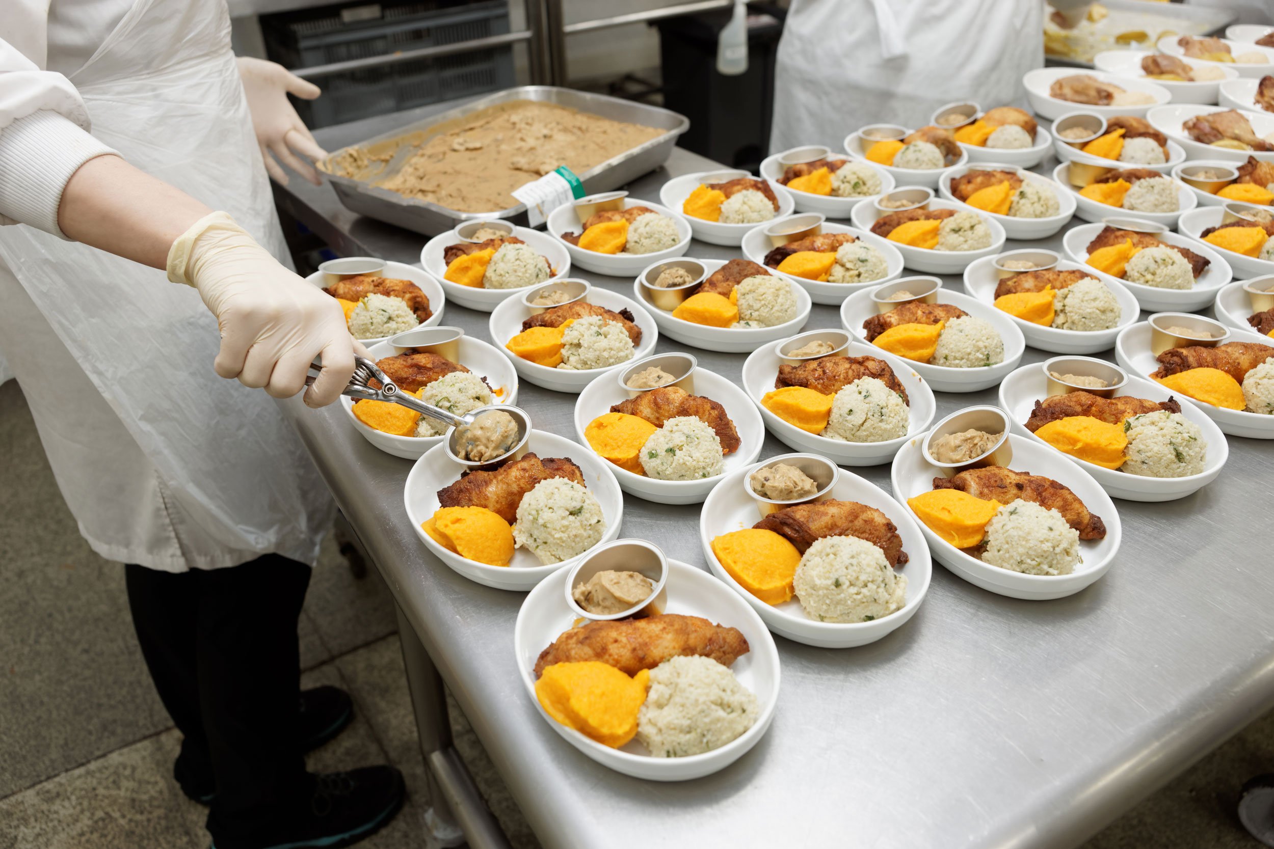 Lunar Culinary Services, Foodservice Prep, Chicken and Rice Bowls